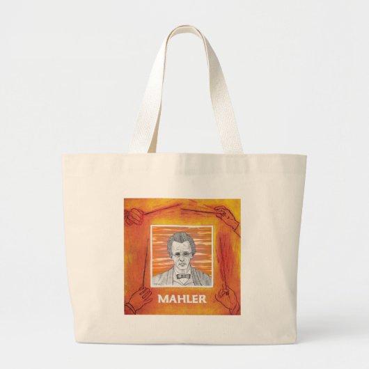 Mahler Grote Tote Bag (Voorkant)