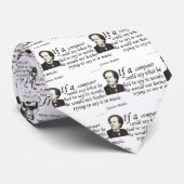 Mahler over het samenstellen stropdas (Opgerold)