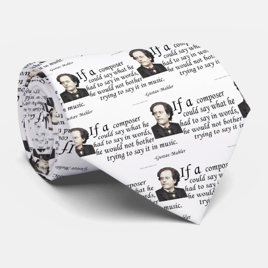 Mahler over het samenstellen stropdas (Opgerold)