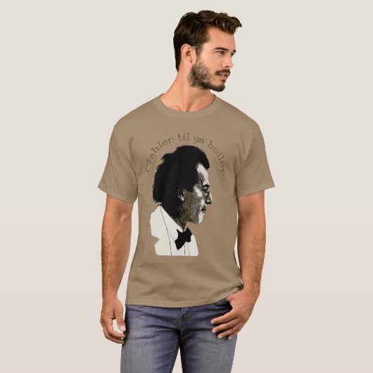 Mahler til ya Holler T-shirt (Voorkant volledig)