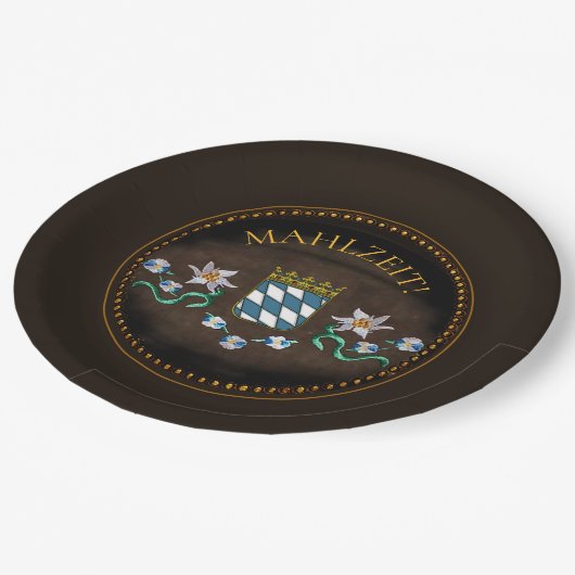 MAHLZEIT! Beieren Papieren Bordje (Gekanteld)