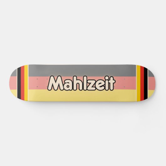 Mahlzeit - German Design Persoonlijk Skateboard (Horizontaal)