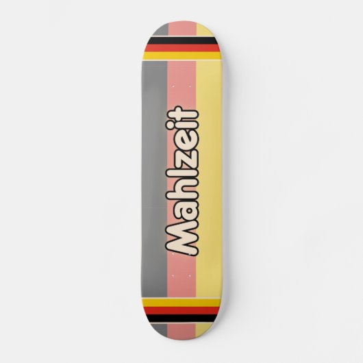 Mahlzeit - German Design Persoonlijk Skateboard (Voorkant)