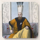 Mahmud I (1696-1754) Sultan 1730-54) uit 'A Serie' Drankjes Onderzetter (Voorkant)