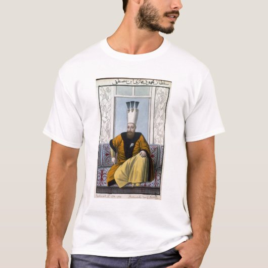 Mahmud I (1696-1754) Sultan 1730-54) uit 'A Serie' T-shirt (Voorkant)