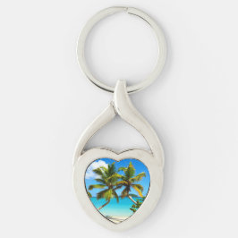 Maho Bay Beach Palms Sint-John Stylish Sleutelhang Sleutelhanger