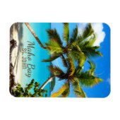 Maho Bay Beach St. John Flexibele magneet (Horizontaal)