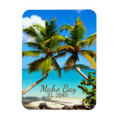 Maho Bay Beach St. John Flexibele magneet (Verticaal)
