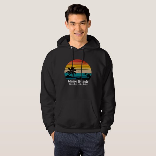 Maho Beach Cruz Bay - St. John Hoodie (Voorkant volledig)
