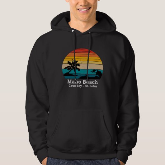 Maho Beach Cruz Bay - St. John Hoodie (Voorkant)