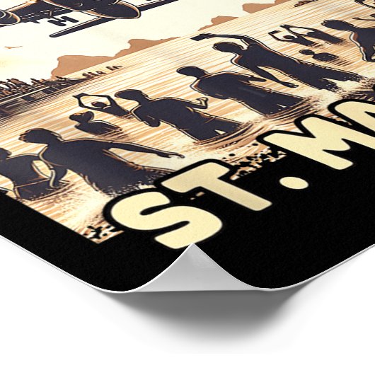 Maho Beach St. Maarten Poster (Hoek)