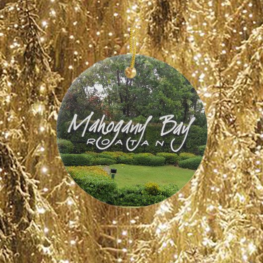 Mahogany Bay, Roatan, Honduras Keramisch Ornament