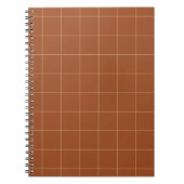 Mahogany Checkered Notitieboeken (Voorkant)