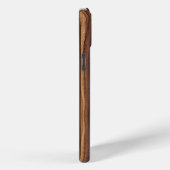 Mahogany Faux Woodgrain aanpassen Case-Mate iPhone Case (Achterkant / Rechts)