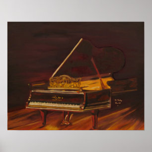 Mahogany Melody canvas afdrukken Poster