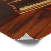Mahogany Melody canvas afdrukken Poster (Hoek)