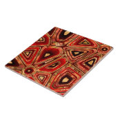 Mahogany Red Marble cellen Tegeltje (Zijkant)