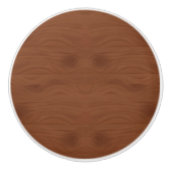 Mahogany Red Wood Grain Illustratie Keramische Knop (Voorkant)