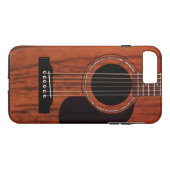 Mahogany Top Acoustic Guitar Case-Mate iPhone Case (Achterkant (Horizontaal))
