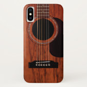 Mahogany Top Acoustic Guitar Case-Mate iPhone Case (Achterkant)