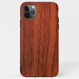 Mahogany Wood iPhone 11 Pro Max Hoesje