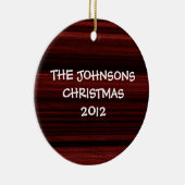 Mahogany Wood Keramisch Ornament (Rechts)