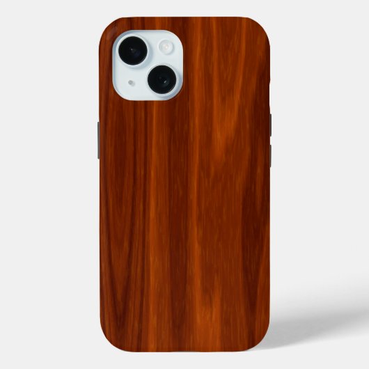 Mahogany Wood Pattern Case-Mate iPhone Case (Achterkant)
