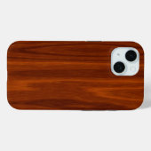 Mahogany Wood Pattern Case-Mate iPhone Case (Achterkant (horizontaal))
