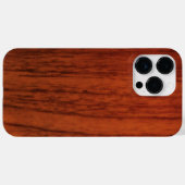 Mahogany Wood Print Case-Mate iPhone Case (Achterkant (horizontaal))