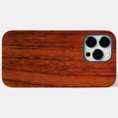 Mahogany Wood Print Case-Mate iPhone Case (Achterkant (horizontaal))