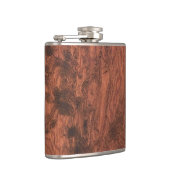 Mahogany Wood Print Heupfles (Rechts)