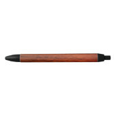 Mahogany Wood Print Zwarte Inkt Pen (Voorkant)