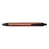 Mahogany Wood Print Zwarte Inkt Pen (Achterkant)