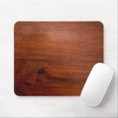 Mahogany Wood Surface Muismat (Met muis)