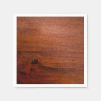 Mahogany Wood Surface Servet