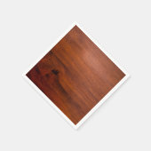 Mahogany Wood Surface Servet (Hoek)