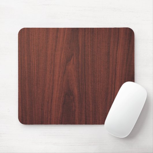 Mahogany Wood Texture Muismat (Met muis)
