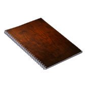 Mahogany Wood Texture Notitieboek (Rechterzijde)