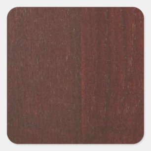 MAHOGANY Wood Voltooien KOPEN Blanco Blanche voeg  Vierkante Sticker
