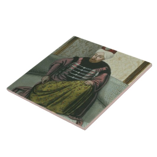 Mahomet (Mehmed) IV (1642-93) Sultan 1648-87, van Tegeltje (Zijkant)