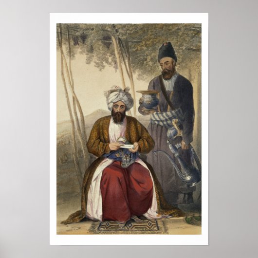 Mahommed Naib Shurreef, een gevierde Kuzzilbach Ch Poster (Voorkant)