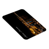 Mahon Harbour 's nachts - Menorca, Spanje Magneet (Rechterzijde)