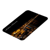 Mahon Harbour 's nachts - Menorca, Spanje Magneet (Linkerzijde)