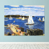 Mahone Bay van William Glackens Canvas Afdruk (Insitu (Houten vloer))