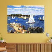 Mahone Bay van William Glackens Canvas Afdruk (Insitu (Woonkamer))