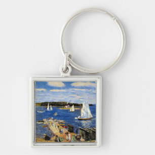 Mahone Bay van William Glackens Sleutelhanger