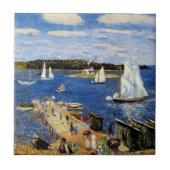 Mahone Bay van William Glackens Tegeltje (Voorkant)