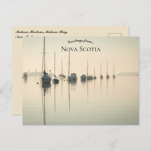 Mahone Harbour Mahone Bay Nova Scotia Briefkaart (Voorkant / Achterkant)