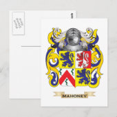 Mahoney Wapenschild (Family Crest) Briefkaart (Voorkant / Achterkant)