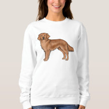 Mahonie Rood Goud Retriever Lief Cartooneske Hond